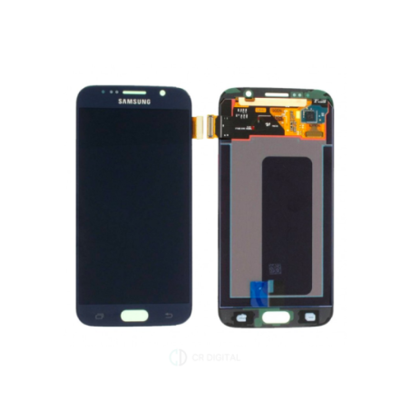 Ecran complet sans chassis noir neuf original samsung GALAXY S6 - GH97-17260A