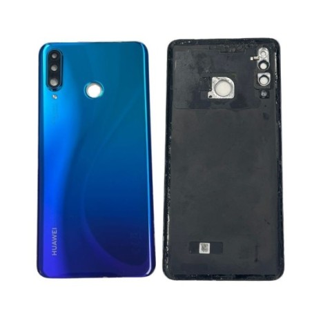 Vitre arriere bleu seconde vie be huawei P30 LITE EU