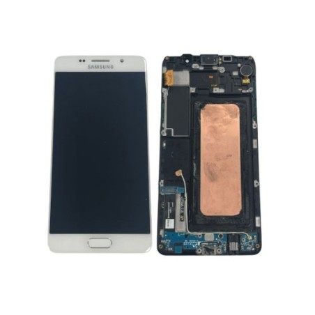 Ecran complet sans chassis blanc seconde vie tbe samsung GALAXY A5 2016