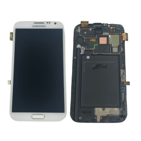 Ecran complet blanc seconde vie tbe samsung GALAXY NOTE 2