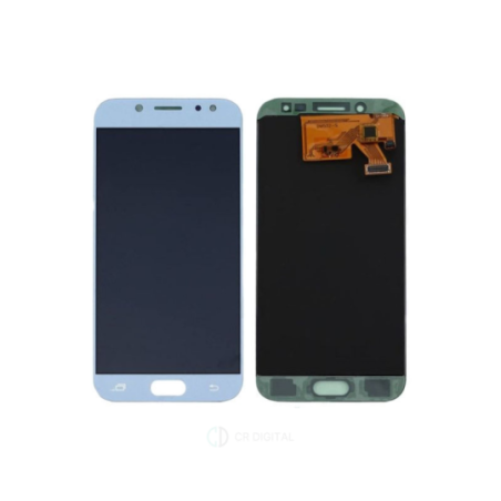 Ecran complet sans chassis bleu argent original refurb samsung GALAXY J5 2017 - GH97-20738B